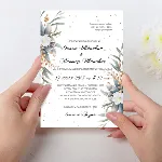 Шаблон приглашения на свадьбу  №W1