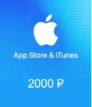 2000 руб AppStore iTunes подарочная карта пополненияRUR - irongamers.ru