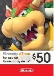 Nintendo eShop💳 Card 50 USD⚡ Ключ карта🍄 Нинтендо⚡ США