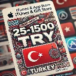 АВТО iTunes & App Store 25-1500 TRY | Турция - irongamers.ru