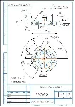 Чертеж детали фланец ПИИРС.200734.007 в компасе