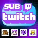 🔮 TWITCH SUB | ПОДАРОЧНАЯ ПОДПИСКА | 1-3 УР. | 1 МЕС.🔮 