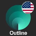🌍 США Outline  БЕЗЛИМИТ Стабильный ключ 1/2/3/6 мес