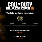 ⚡ 2XP / 2WXP⚡ 60 min⚡ COD 6⚡ GLOBAL