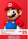🎁 КАРТА ОПЛАТЫ NINTENDO ESHOP — 25 USD [USA]