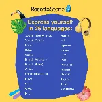 Rosetta Stone Пожизненная лицензия - 24+ языков