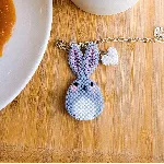 Схема для бисера: Пасхальный кролик 🐰 RU|EN