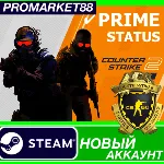 CS GO 2 PRIME STATUS Steam НОВЫЙ АККАУНТ+ПОЧТА КC ГО - irongamers.ru