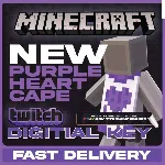 Minecraft Purple Heart Twitch Cape JAVA &amp; Bedrock - irongamers.ru