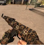 AK-47 | Uncharted С 4 СЛУЧАЙНЫМИ НАКЛЕЙКАМИ