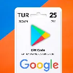 ТУРЦИЯ Google Play 25 TL Подарочная карта Турция. Код - irongamers.ru