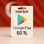 ТУРЦИЯ🪁 ГУГЛ ПЛЕЙ 50 TL🪁 Подарочная карта код оплаты