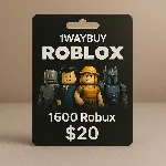 ВСЕ СТРАНЫ🅡РОБЛОКС 20 $ ~1600 РОБУКС🧱 код робакс карта