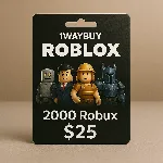 ВСЕ СТРАНЫ🅡РОБЛОКС 25 $ ~2000 РОБУКС🧱 код робакс карта