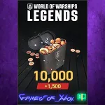 ☀ ️World of Warships Legends - 11,500 Doubloons XBOX DLC