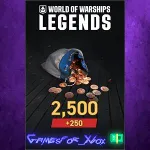 ☀ ️World of Warships Legends - 2,750 Doubloons XBOX DLC
