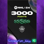 ☀ ️NHL 24 - NHL POINTS 2500 +500 Bonus XBOX DLC