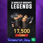 ☀ ️World of Warships Legends - 20,500 Doubloons XBOX DLC