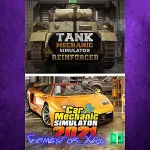 ☀ ️Car Mechanic Simulator 2021 & Tank Mechanic Simulator XBOX