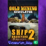 ☀ ️Mine & Ship Bundle Gold Mining & Ship Graveyard Simulator 2 XBOX