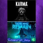 ☀ ️KARMA  The Dark World - Those Who Remain Bundle XBOX