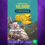 ☀ ️[NA/EU] TERA Coin 10,000 +1,000 BONUS XBOX DLC
