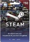 STEAM WALLET GIFT CARD $50 USD (US account)