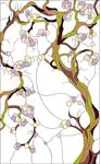 Шаблон для витража W-14