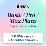 Krea AI Basic | Pro | Max — Личный аккаунт на 1 месяц