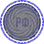 Шаблон печати, защита текстура, два скрытых изображения