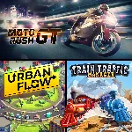 Moto Rush GT + Urban Flow + Train Traffic Manager | XBOX | На любой аккаунт