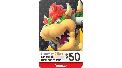 Карта пополнения Nintendo eShop 50$ USA США