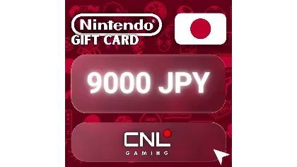 Nintendo eShop 9000 иен (подарочная карта)