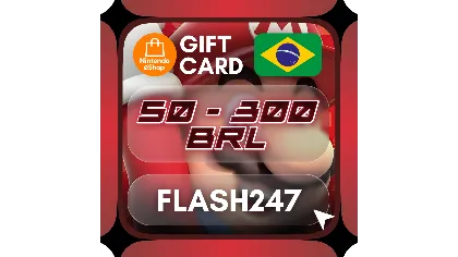 Подарочная карта Nintendo eShop BR | 50–300 BRL | авто