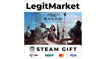 Assassin's Creed Black Flag Resynced / Steam авто / РУ + мир
