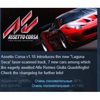 Купить Assetto Corsa STEAM KEY РОССИЯ+СНГ ЛИЦЕНЗИЯ СТИМ КЛЮЧ