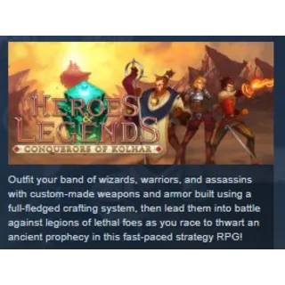 Купить Heroes and  Legends: Conquerors of Kolhar 💎 STEAM KEY