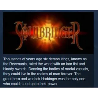Купить Soulbringer / Ловец Душ STEAM KEY REGION FREE GLOBAL