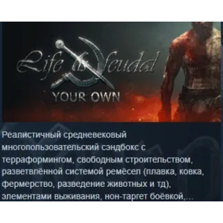 Купить Life is Feudal: Your Own STEAM KEY GLOBAL+РОССИЯ
