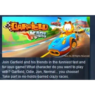 Купить Garfield Kart STEAM KEY REGION FREE GLOBAL+РОССИЯ