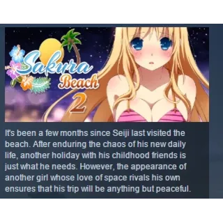Купить Sakura Beach 2 STEAM KEY REGION GLOBAL+РОССИЯ
