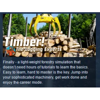 Купить TIMBER! THE LOGGING EXPERTS 💎 STEAM KEY REGION FREE