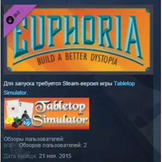 Купить Tabletop Simulator - Euphoria: Build a Better Dystopia