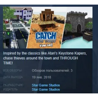 Купить Catch the Thief, If you can! STEAM KEY REGION FREE