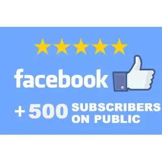 Купить ✅ 👍 500 Подписчиков в паблик FACEBOOK для Бизнеса ⭐