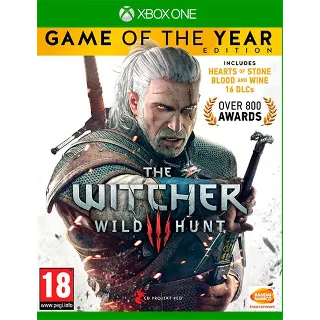 Купить Ведьмак 3 Дикая Охота издание Игра года Xbox one