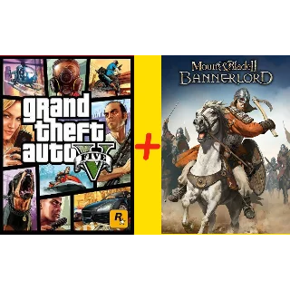 Купить ✅ Grand Theft Auto V + Mount Blade II Bannerlord