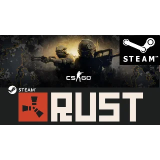 Купить RUST + CS GO Global Offensive ОНЛАЙН (Region Free)