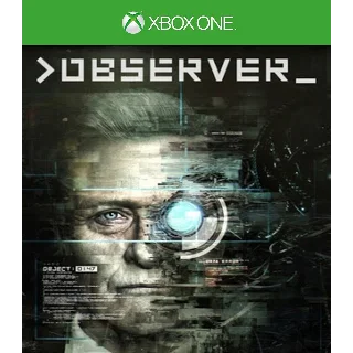Купить observer аренда для Xbox One ✔ ️