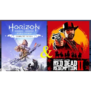 Купить Horizon Zero Dawn + DLC+ Red Redemption 2 (GLOBAL)